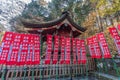 Nobori Banners Ã¥Â¹Å¸ at Togu Honden Ã¦ÂÂ±Ã¥Â®Â®Ã¦ÅÂ¬Ã¦Â®Â¿ of Kitaguchi Hongu Fuji Sengen Jinja shinto shrine. Ã¥ÅâÃ¥ÂÂ£Ã¦ÅÂ¬Ã¥Â®Â®Ã¥â Â¨Ã¥Â£Â«Ã¦Âµâ¦Ã©ââÃ§Â¥Å¾Ã§Â¤Â¾.